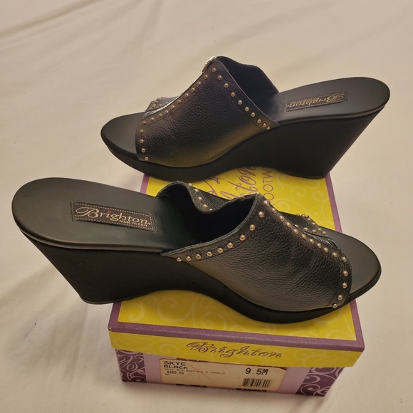 Brighton black open back shoes - Picture 7 of 7
